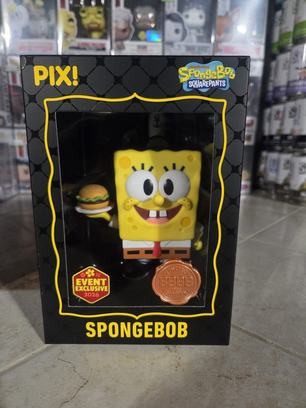 PIXI SpongeBob SquarePants Figure - Yellow Event Exclusive